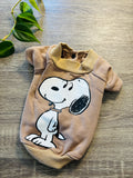 Buzo beige Snoopy para mascotas - Talle 1