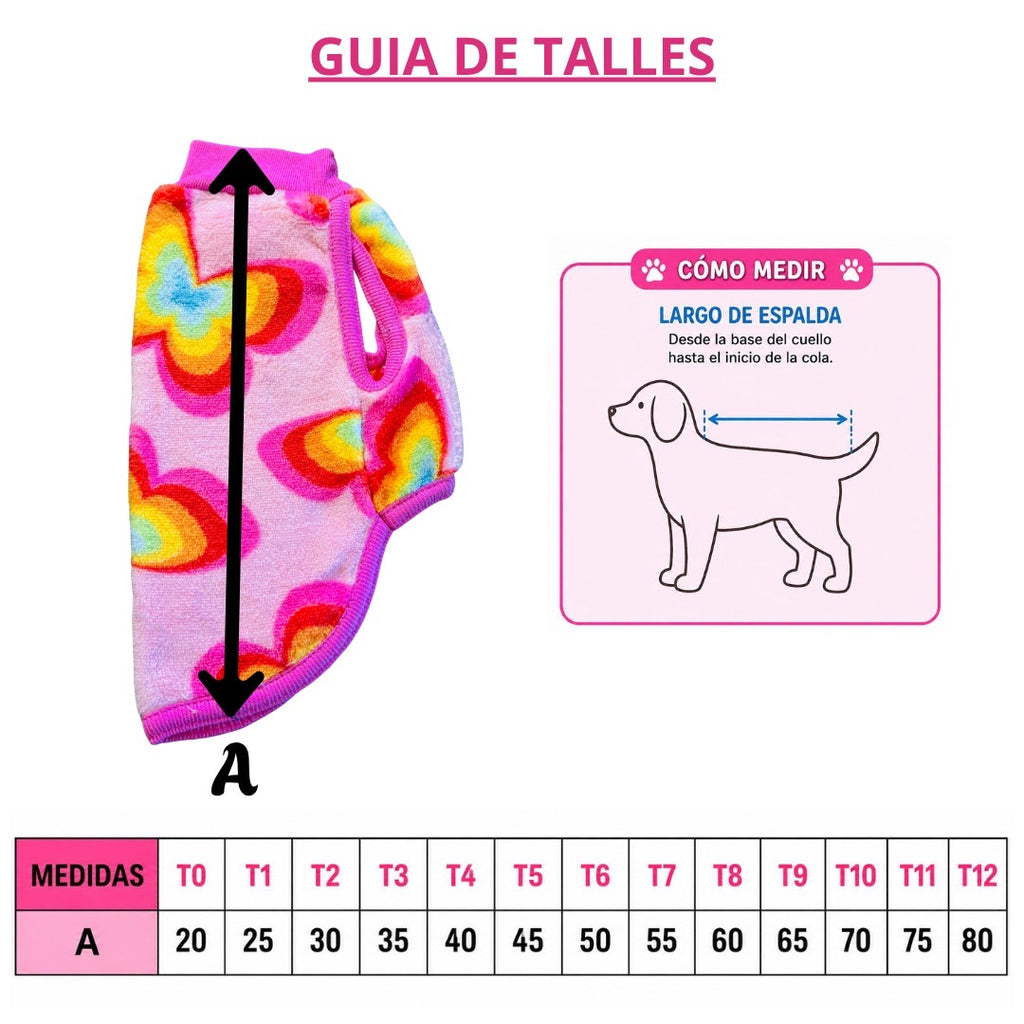 Polar monstruos para perros - Talle 2