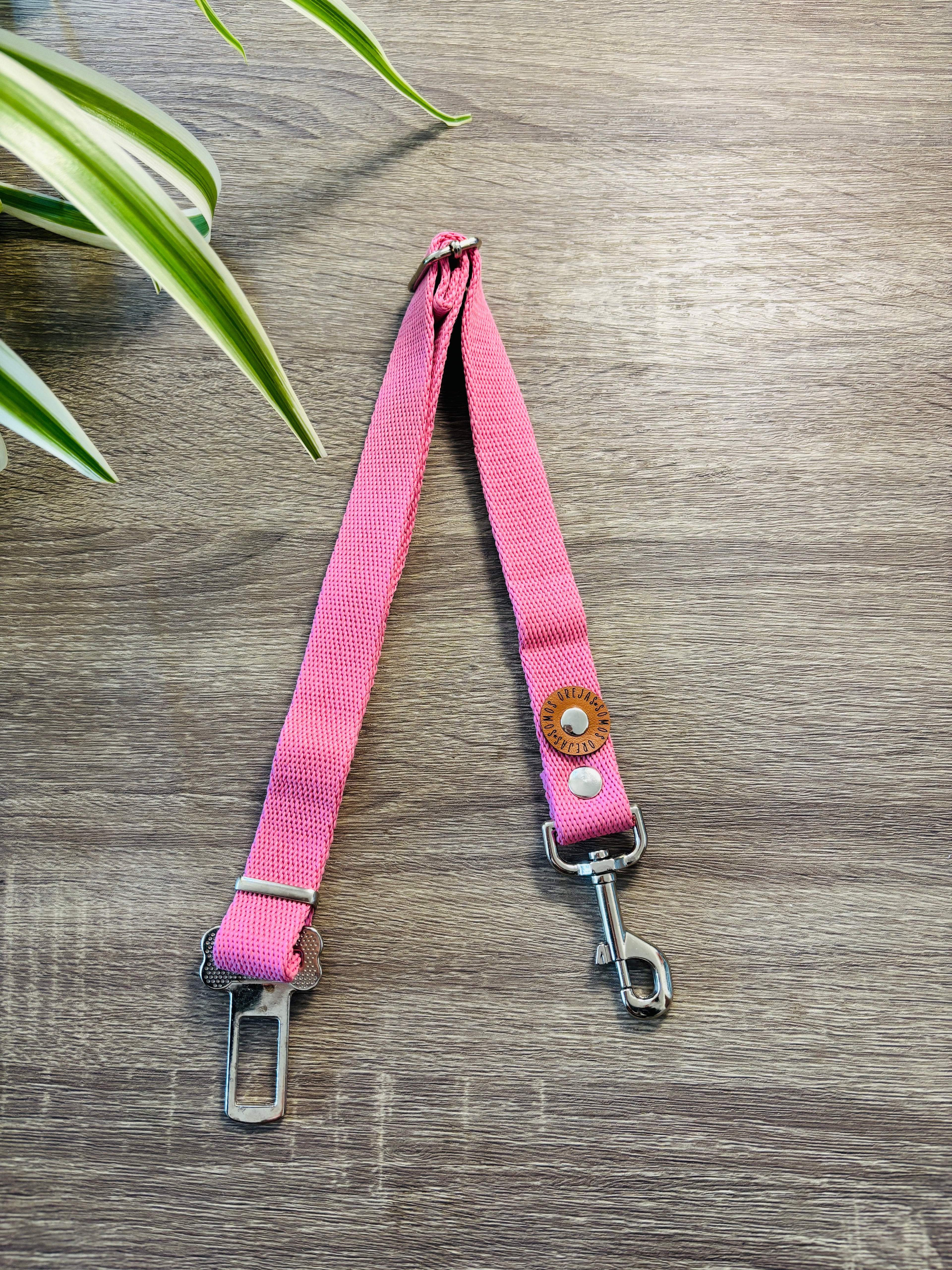 Cinturón de seguridad Rosa para mascotas
