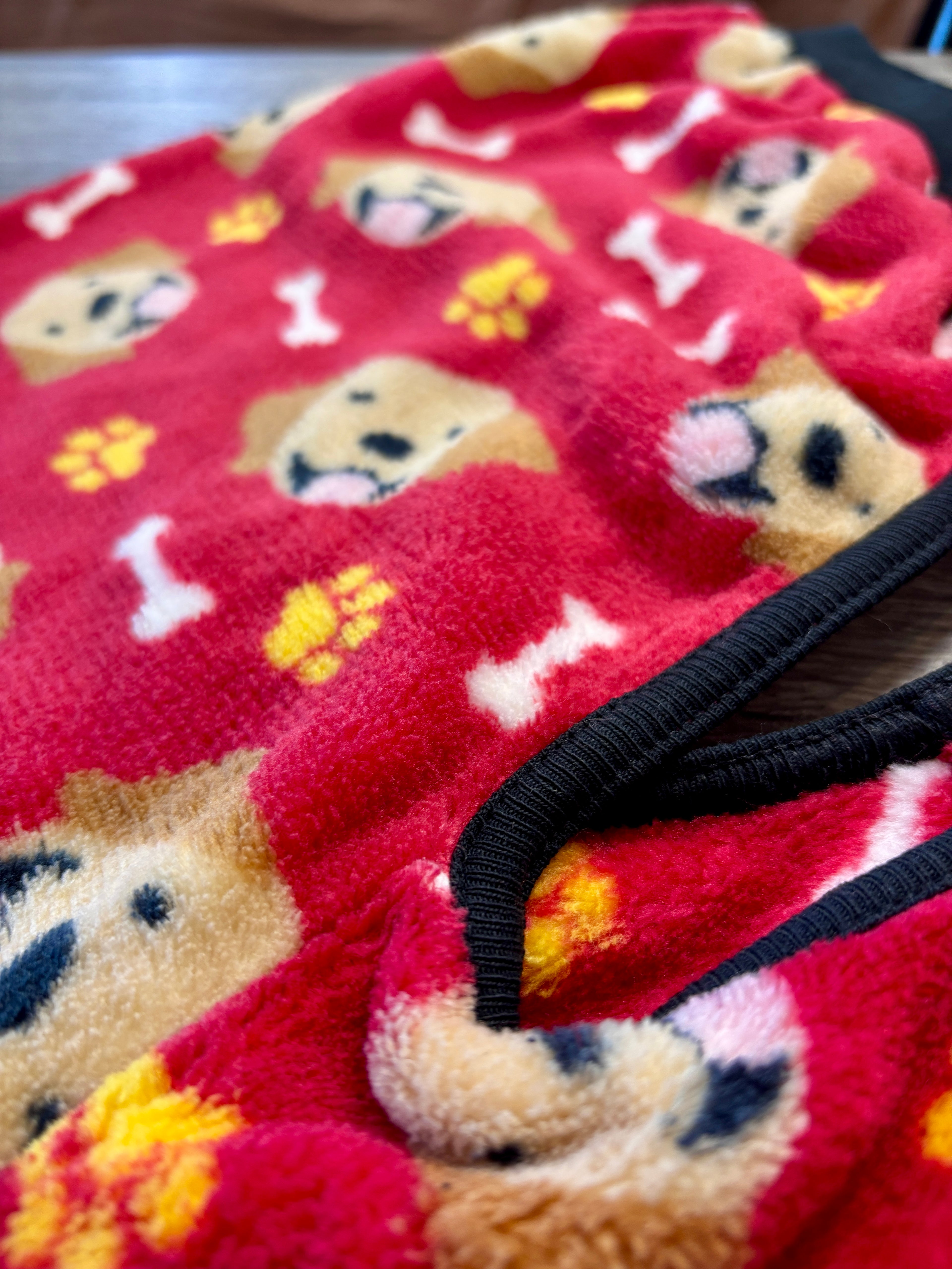 Polar rojo perritos para perros - Talle 8