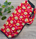 Polar rojo perritos para perros - Talle 8