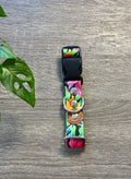 Collar regulable para mascotas - Floreado