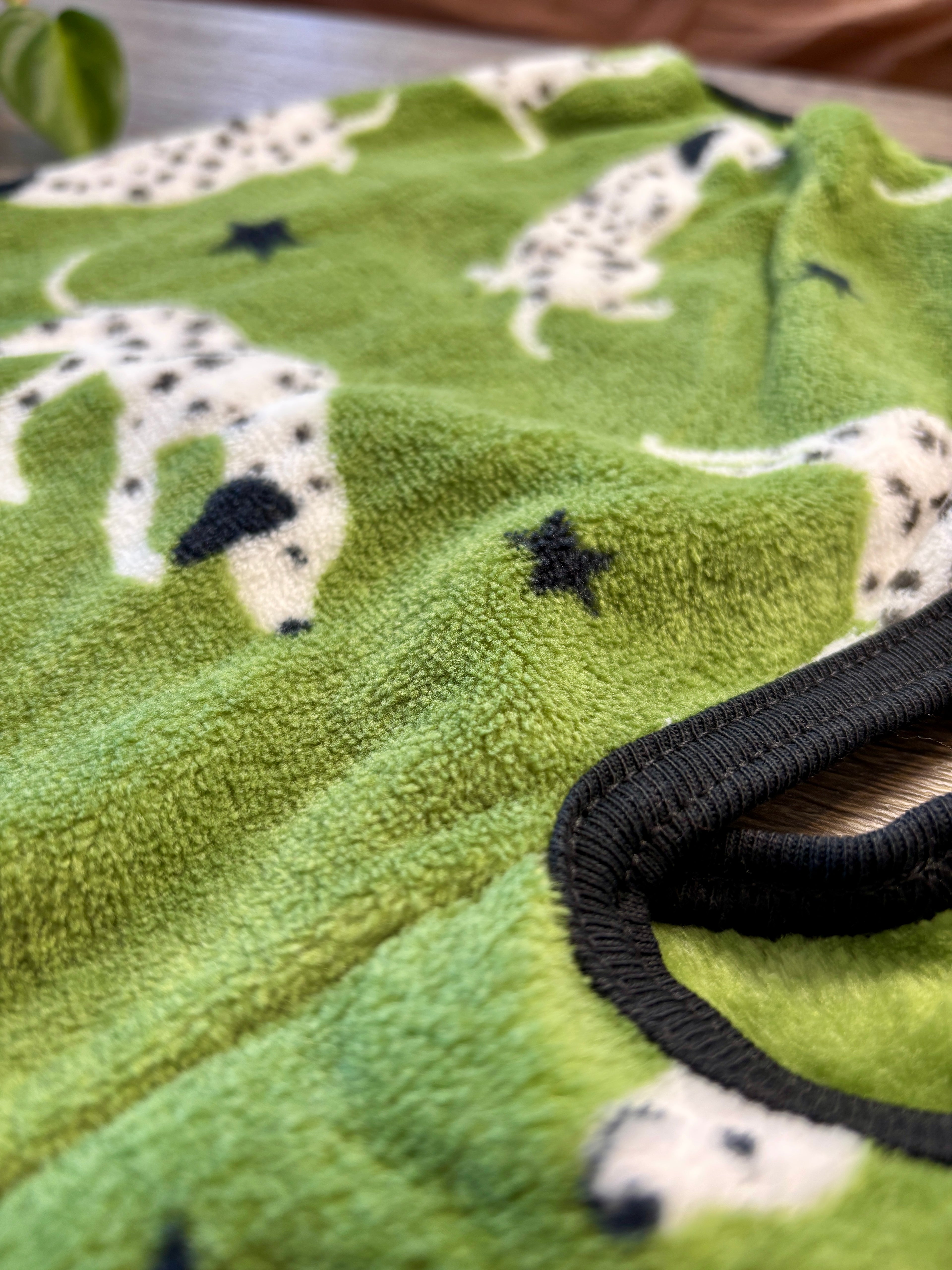 Polar verde dalmatas para perros - Talle 7 - 8