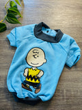 Buzo celeste Charly Brown para mascotas - Talle 3