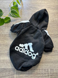 Buzo Adidog negro para mascotas - Talle M