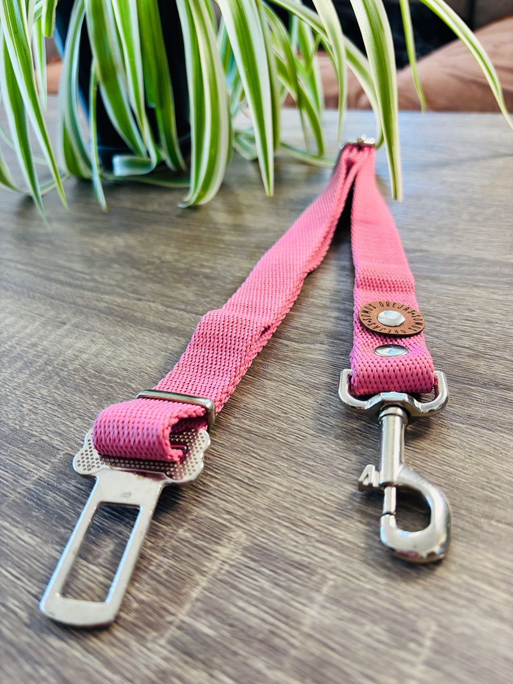 Cinturón de seguridad Rosa para mascotas