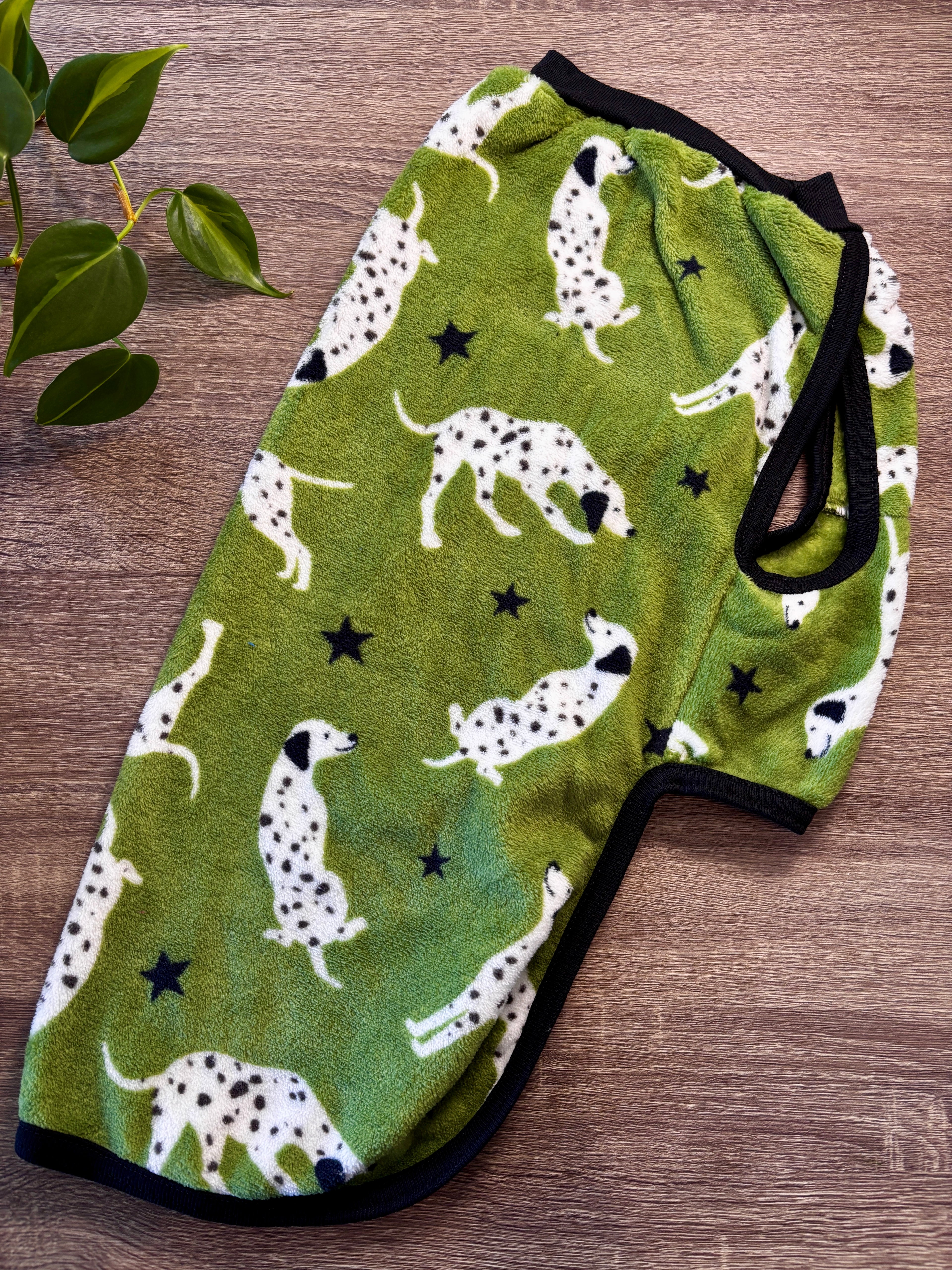 Polar verde dalmatas para perros - Talle 7 - 8