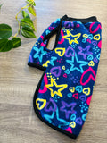 Polar azul dibujos para perros - Talle 5