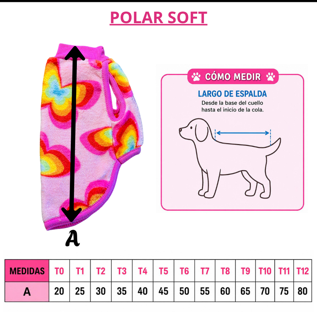 Polar zebra para perros - Talle 0