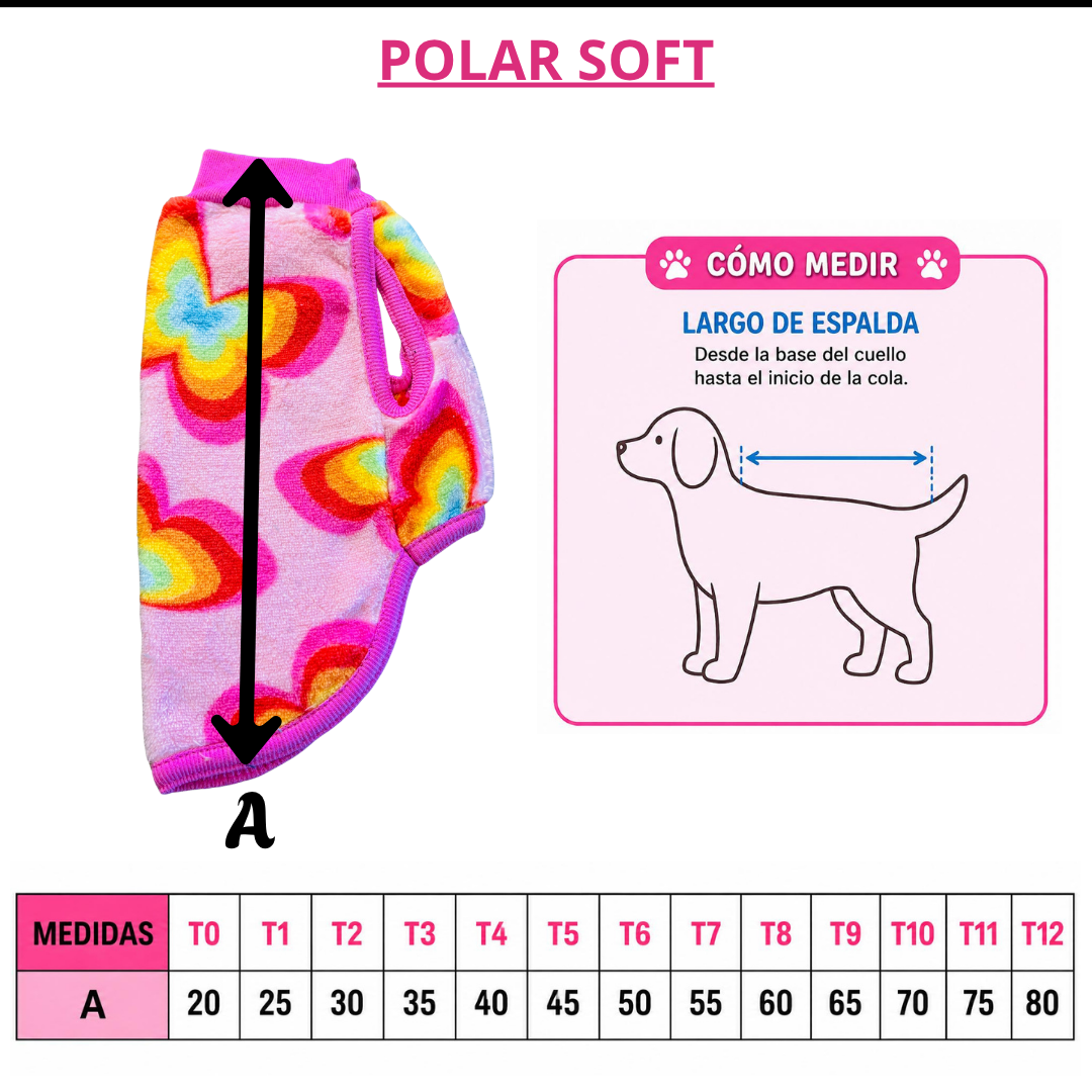 Polar zebra para perros - Talle 0