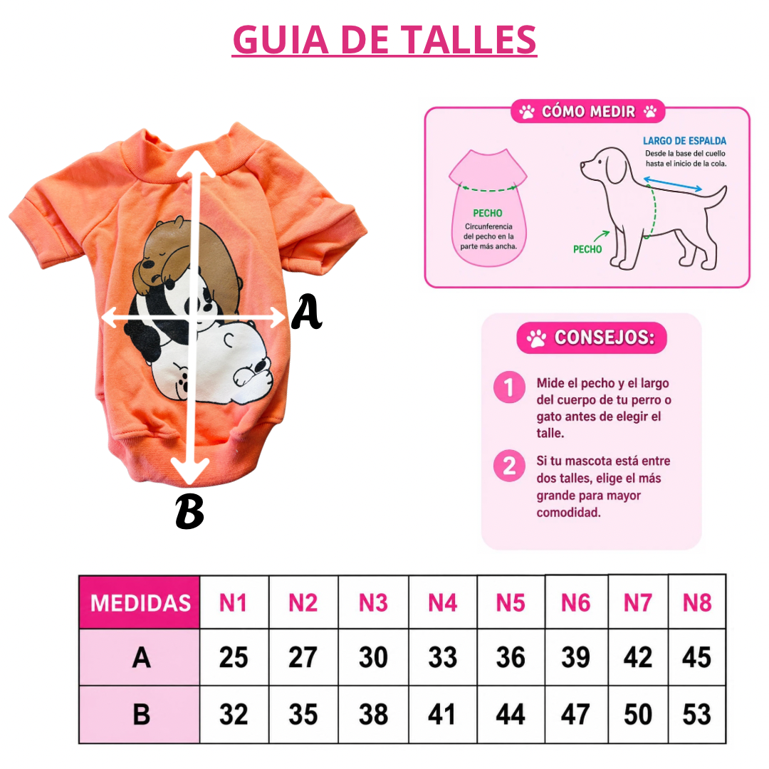 Buzo beige Snoopy para mascotas - Talle 1