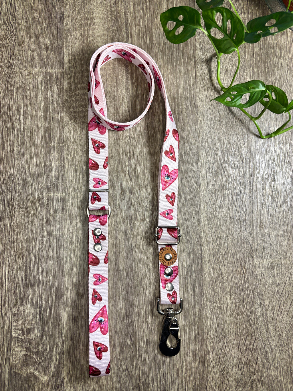 Correa regulable para mascotas - Corazones