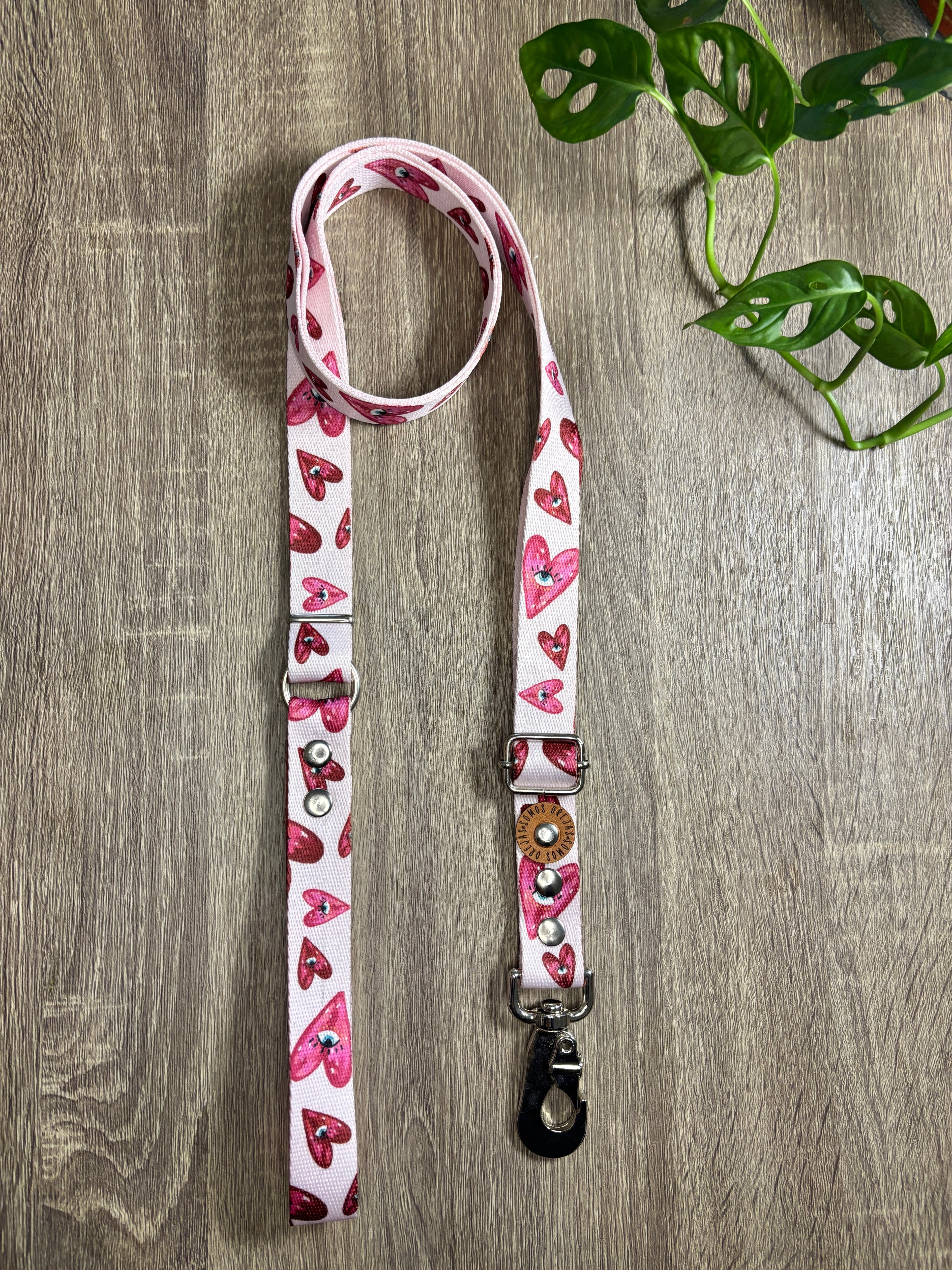 Correa regulable para mascotas - Corazones