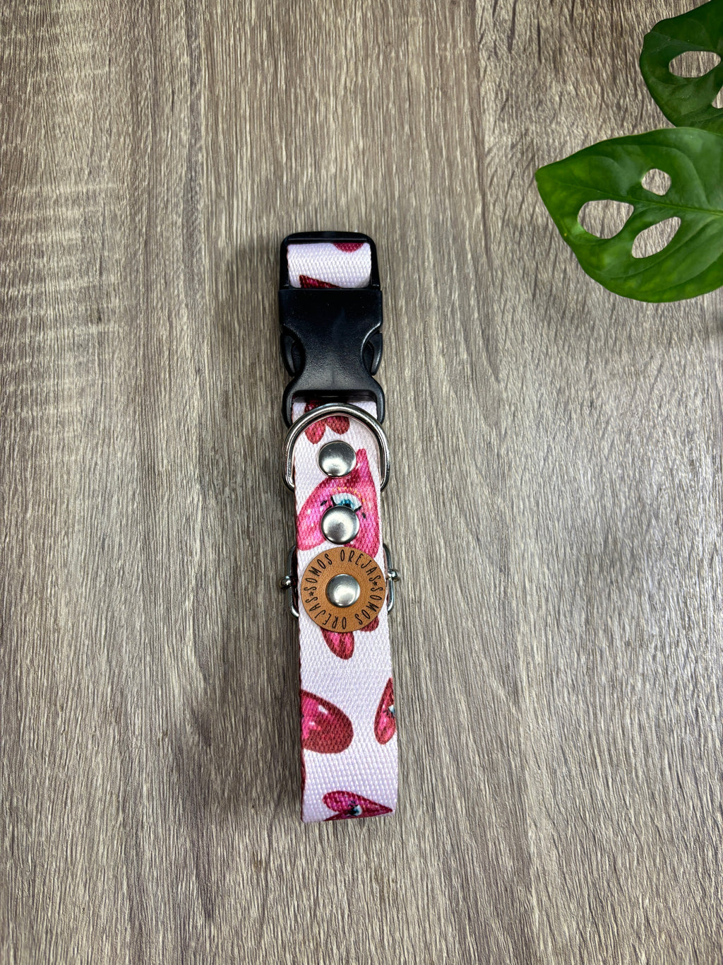 Collar regulable para mascotas - Corazones