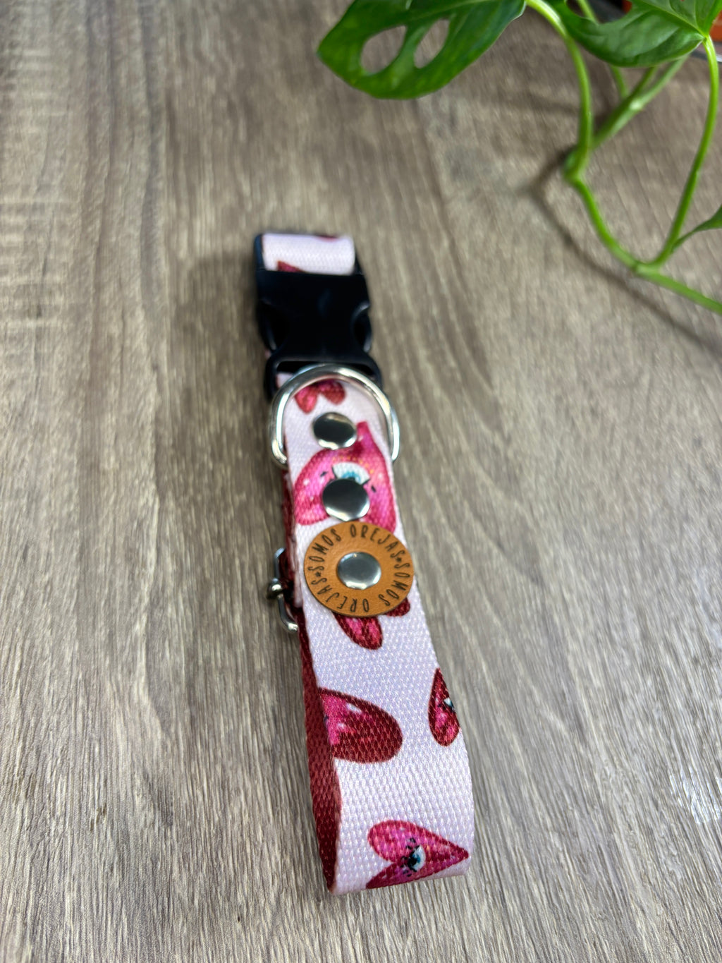 Collar regulable para mascotas - Corazones