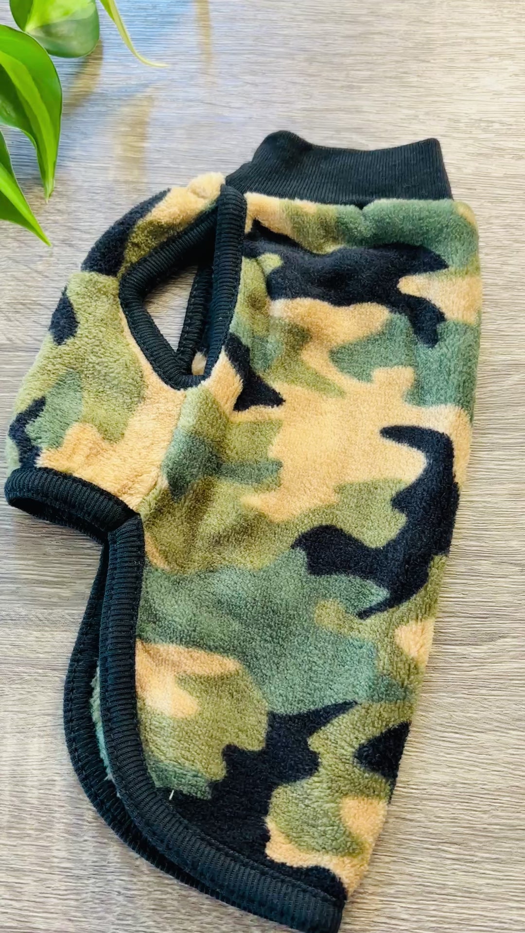 Polar camuflado para perros - Talle 1