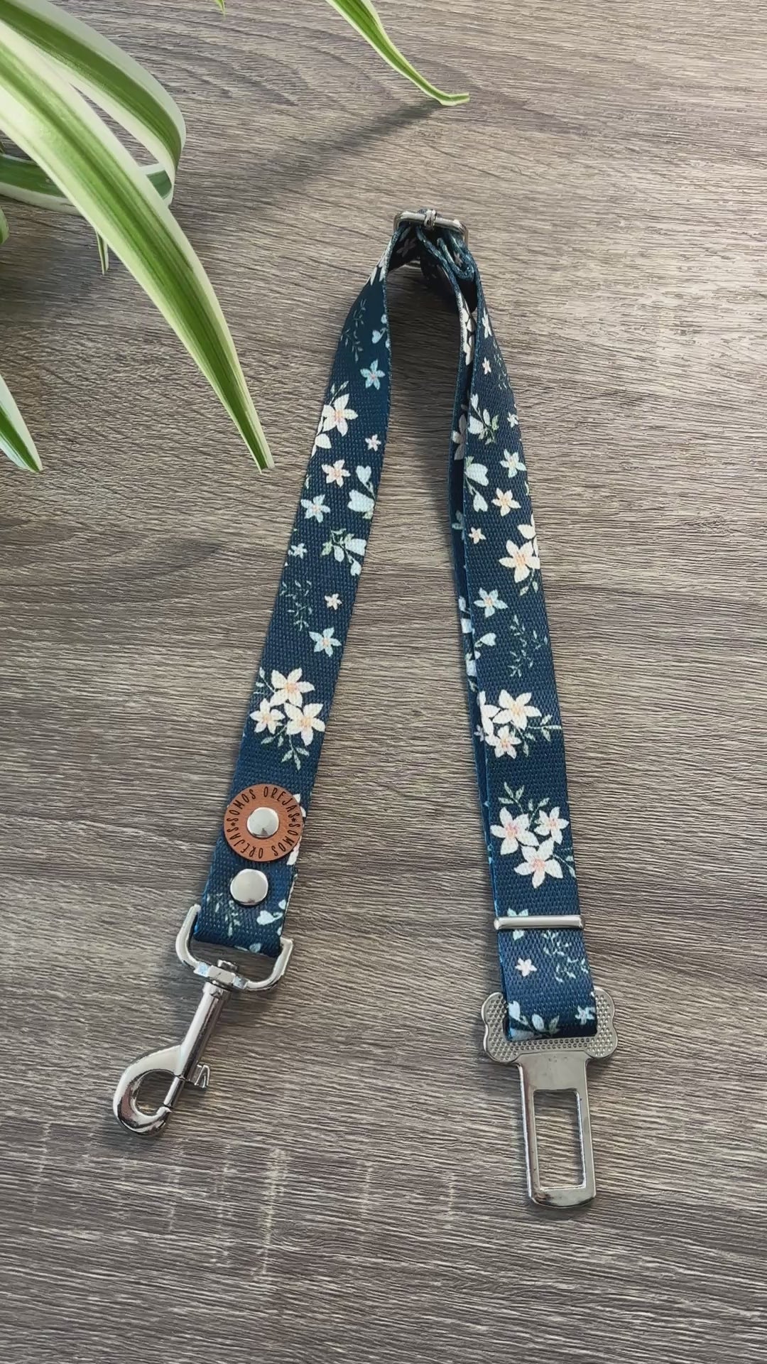 Cinturón de seguridad Flores para mascotas