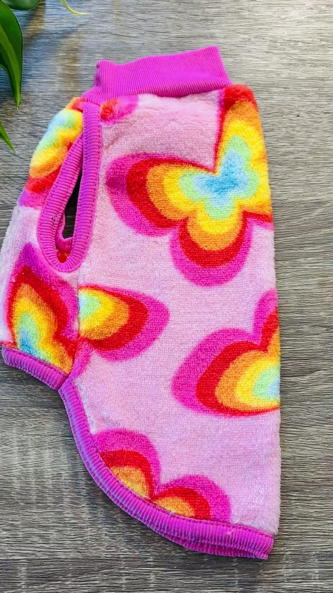 Polar mariposas para perros - Talle 1