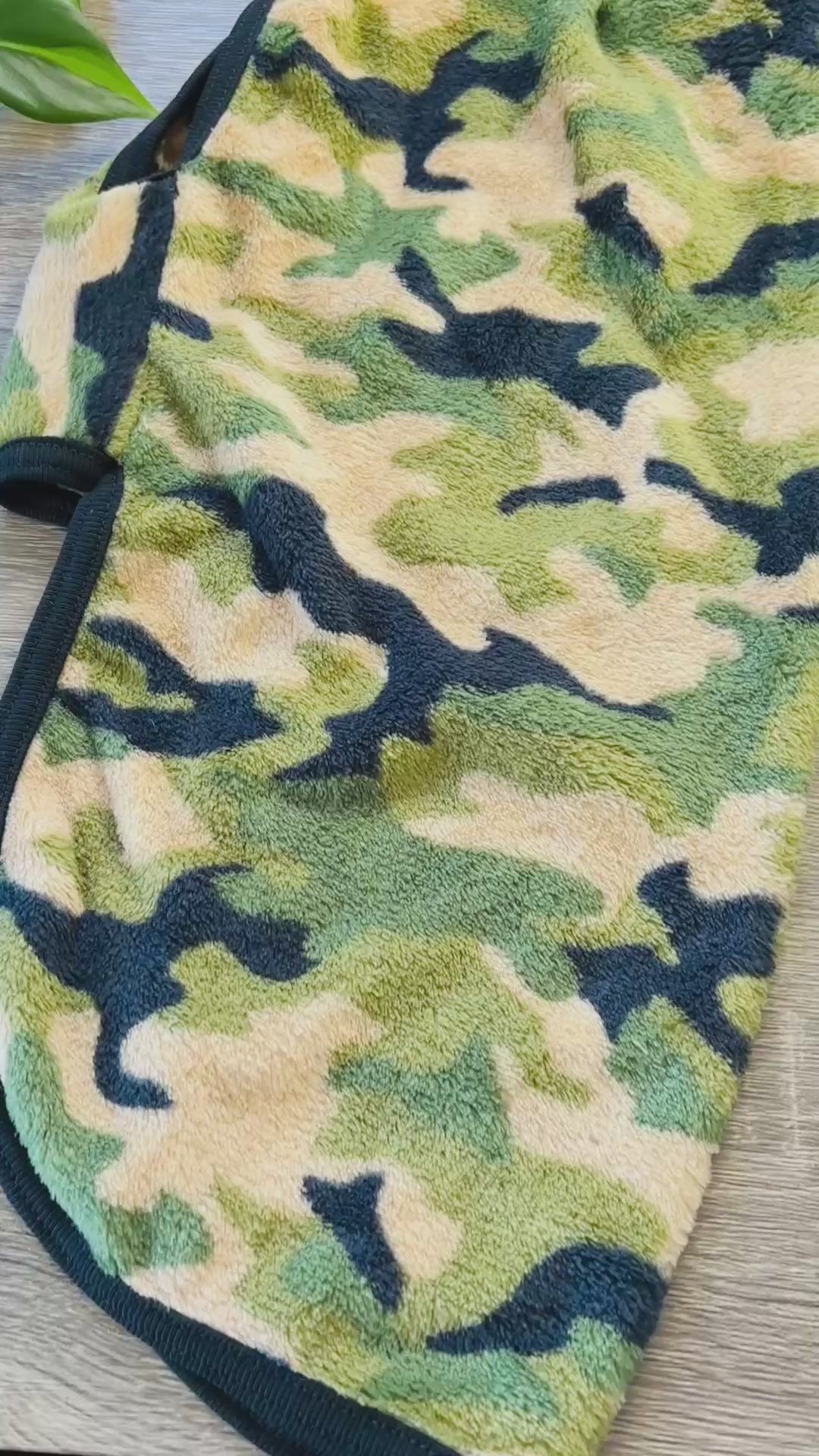 Polar camuflado para perros - Talle 6