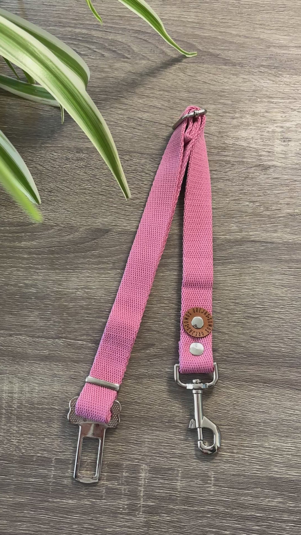 Cinturón de seguridad Rosa para mascotas